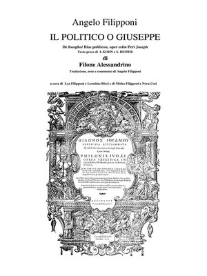 cover image of Il Politico  o Giuseppe